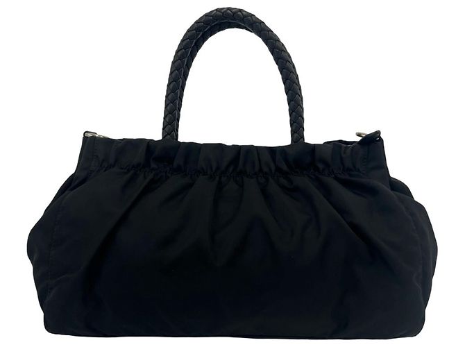 Prada Handtasche mit Triangle-Logo-Plakette - Ansicht 2