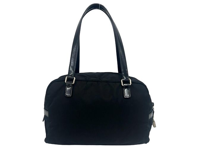 Mini borsa Boston Prada con logo impresso - vista 2