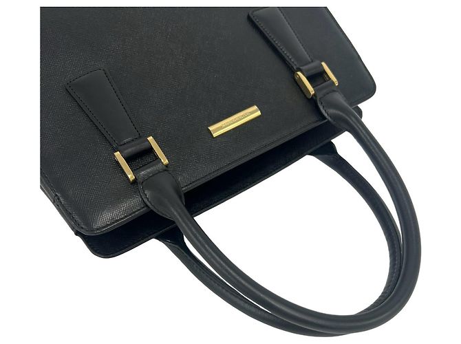 Borsa a mano in pelle Burberry Logo Hardware Nova Check Pattern - vista 3