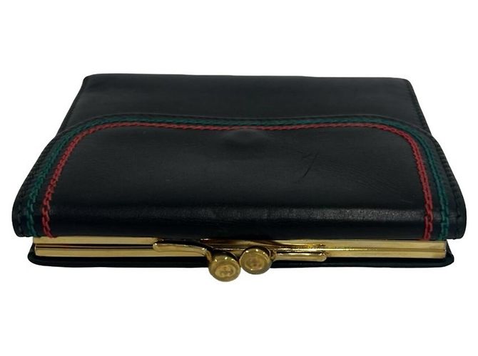 GUCCI Sherry Line Bi-fold Geldbörse - Ansicht 3