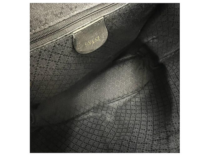 Gucci Vintage Bamboo Leder-Rucksack - Ansicht 8