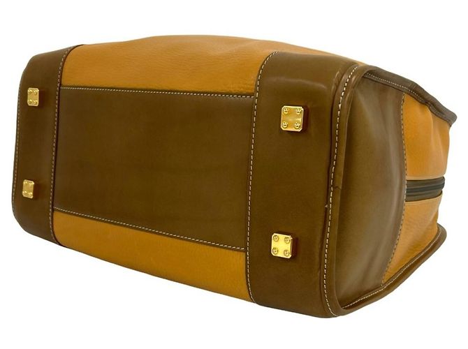 Mini borsa Boston in pelle con logo Anagram inciso Loewe - vista 7