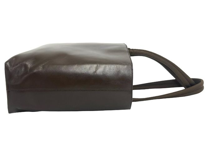 Tote Prada Shopper aus Leder mit ausgestanztem Logo - Ansicht 5