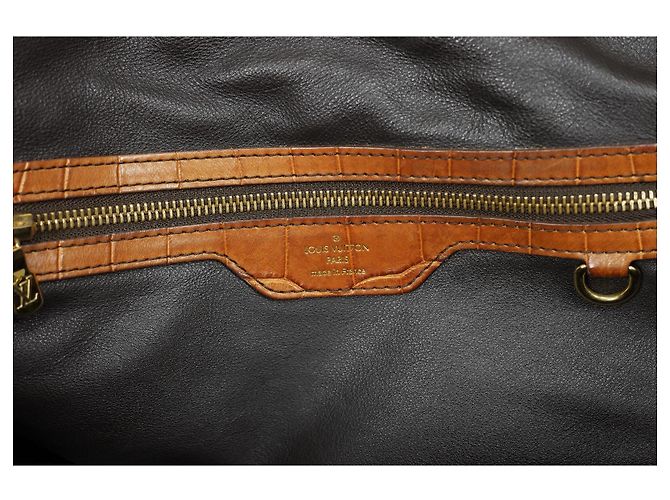 Borsa a tracolla Louis Vuitton Mahina XL Alligator Monogram Canvas - vista 11