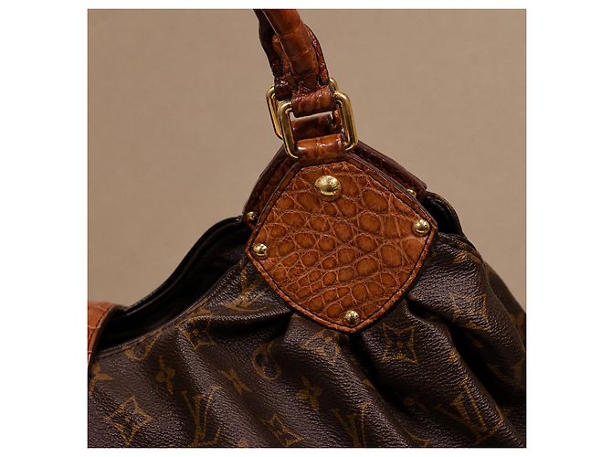 Borsa a tracolla Louis Vuitton Mahina XL Alligator Monogram Canvas - vista 19