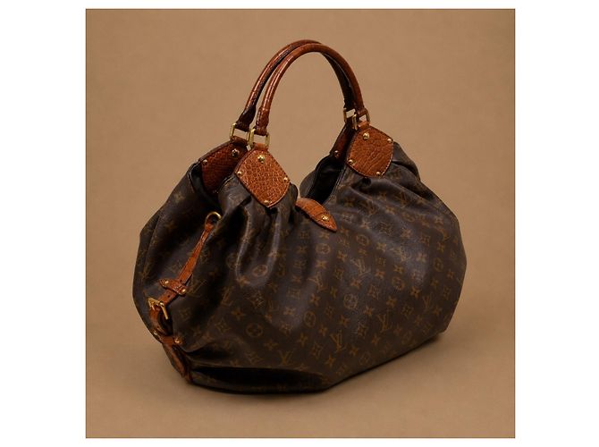 Borsa a tracolla Louis Vuitton Mahina XL Alligator Monogram Canvas - vista 5