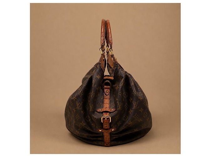 Borsa a tracolla Louis Vuitton Mahina XL Alligator Monogram Canvas - vista 8