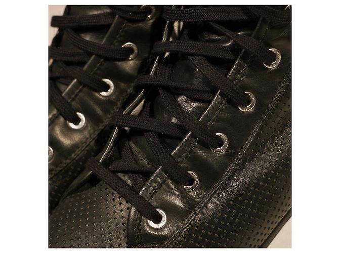 Chanel Botas altas de piel negra - vista 12