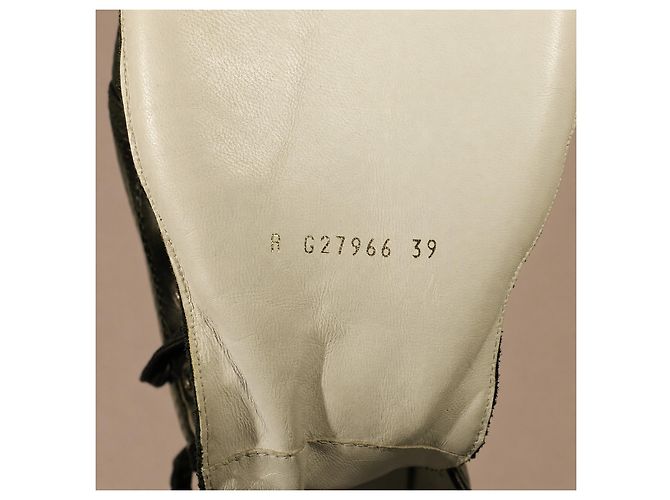 Chanel Botas altas de piel negra - vista 14