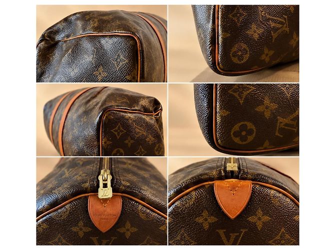 Louis Vuitton Keepall 50 Borsa da Viaggio Monogram Canvas - vista 6