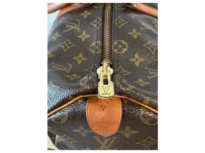 Louis Vuitton Keepall 50 Borsa da Viaggio Monogram Canvas - vista 8