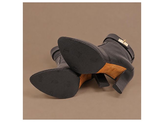 Givenchy Shark Lock Stiefeletten aus Leder - Schwarz - Ansicht 11