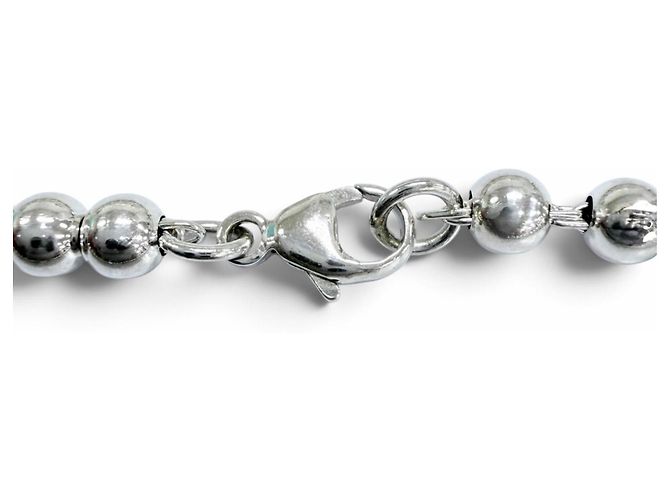 Autre Marque Tiffany & Co. Bracciale a catena a palline con ciondolo a cuore Return to Mini - vista 4