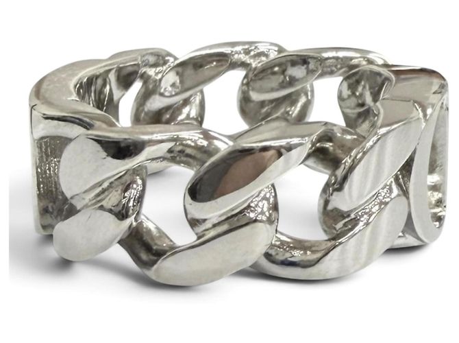 Anello a Fascia Argento Dior Homme R0977HOMST - vista 4
