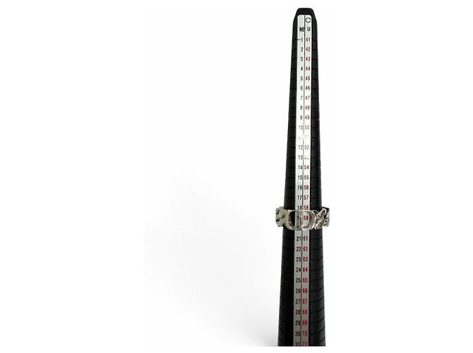 Anello a Fascia Argento Dior Homme R0977HOMST - vista 7