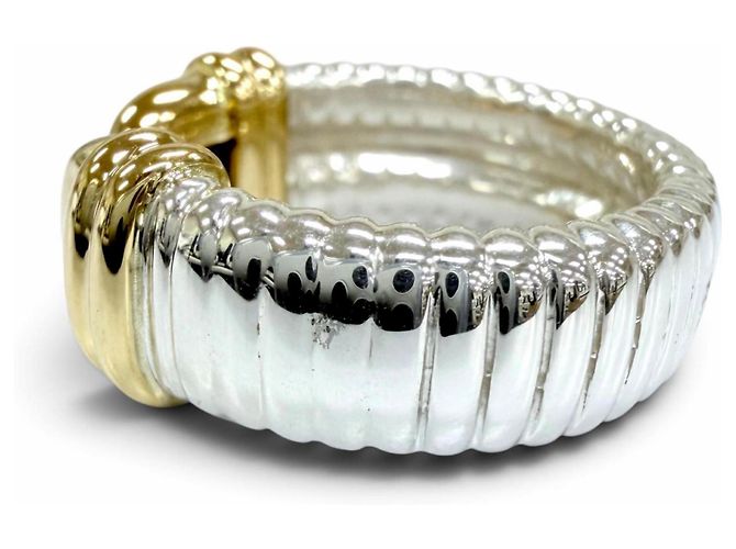 Hermès Hermes Ring aus 18K Gold und Silber - Ansicht 2