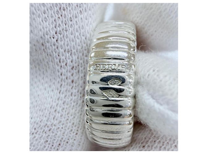 Hermès Hermes Ring aus 18K Gold und Silber - Ansicht 4