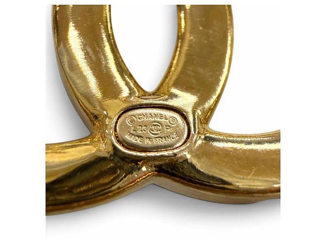 Spilla Chanel Gold Coco Mark Heart Circle - vista 7