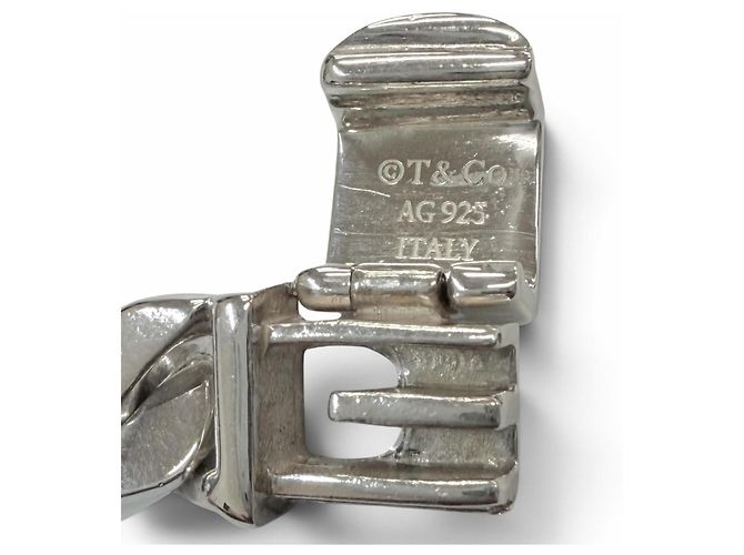 Autre Marque Bracciale con charm vintage in argento Tiffany & Co. - vista 4