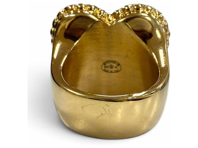 Anello Chanel B24A ABC459 Matelassé con cuore in perle e strass - vista 4