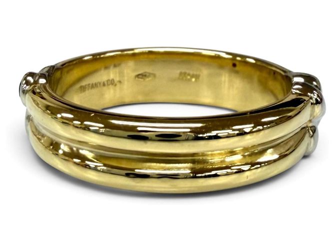 Autre Marque Tiffany & Co. Ringband aus 18K Gold, Saphir und Rubin - Ansicht 3