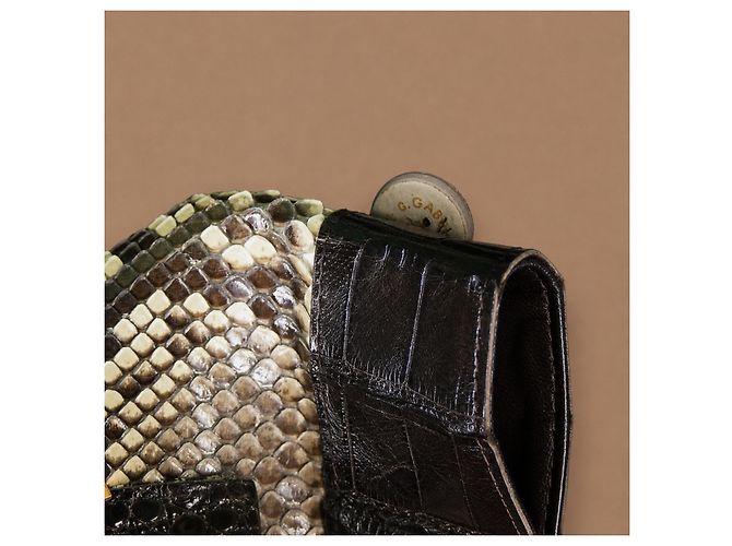 Dolce & Gabbana Python- und Alligatorlederjacke - Ansicht 13