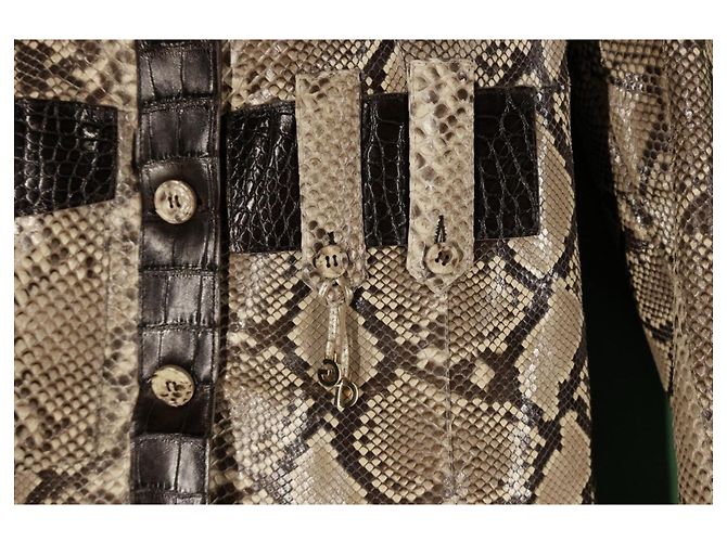 Dolce & Gabbana Python- und Alligatorlederjacke - Ansicht 14