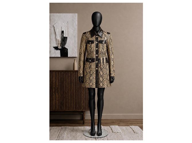 Dolce & Gabbana Python- und Alligatorlederjacke - Ansicht 3