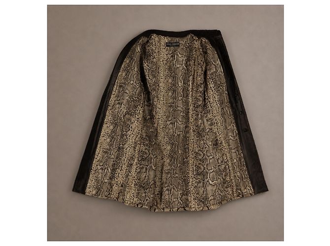 Dolce & Gabbana Python- und Alligatorlederjacke - Ansicht 6