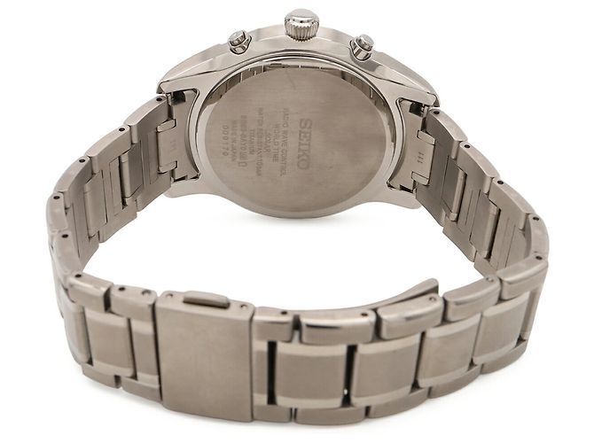 Orologio Seiko Brightz World Time Date Quadrante Verde - vista 8