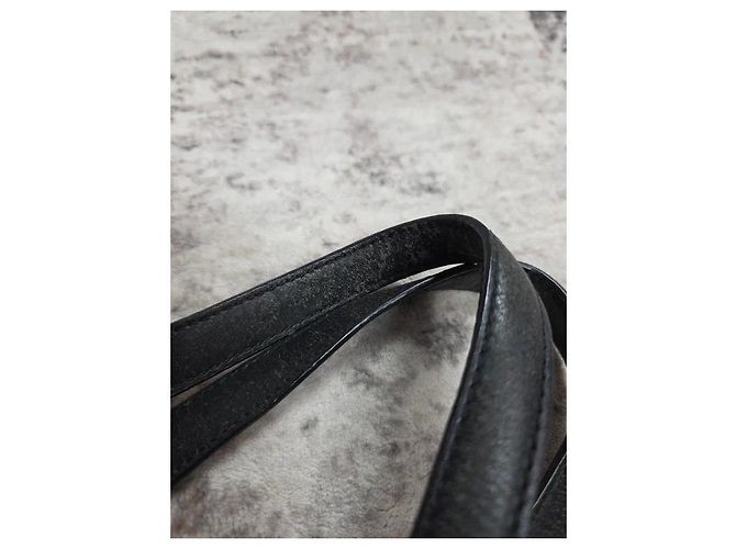 Borsa Gucci Bamboo Bullet in pelle nera - vista 14