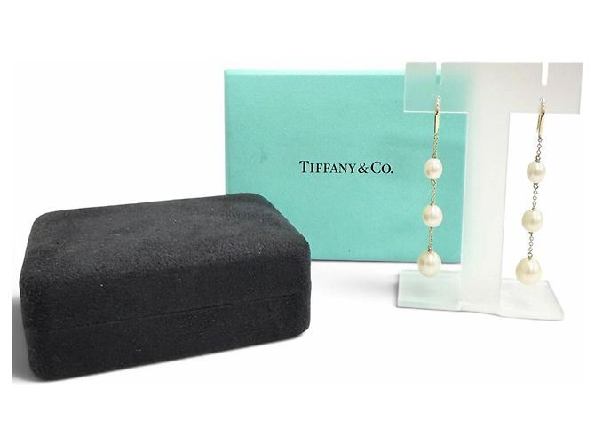 Autre Marque Tiffany & Co. Elsa Peretti Süßwasserperlen-Stecker - Ansicht 2