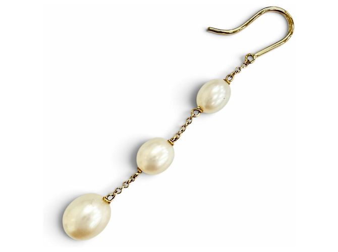 Autre Marque Tiffany & Co. Elsa Peretti Süßwasserperlen-Stecker - Ansicht 5