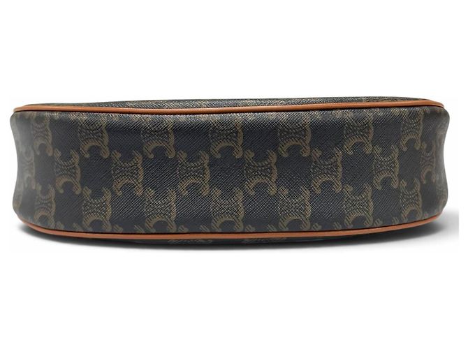 Céline Borsa a tracolla Celine Ava in pelle marrone - vista 4