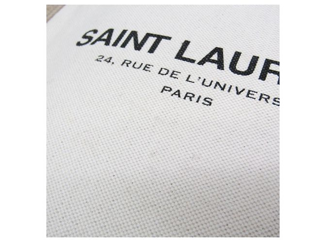 Autre Marque Borsa a tracolla Saint Laurent in tela e pelle - vista 13