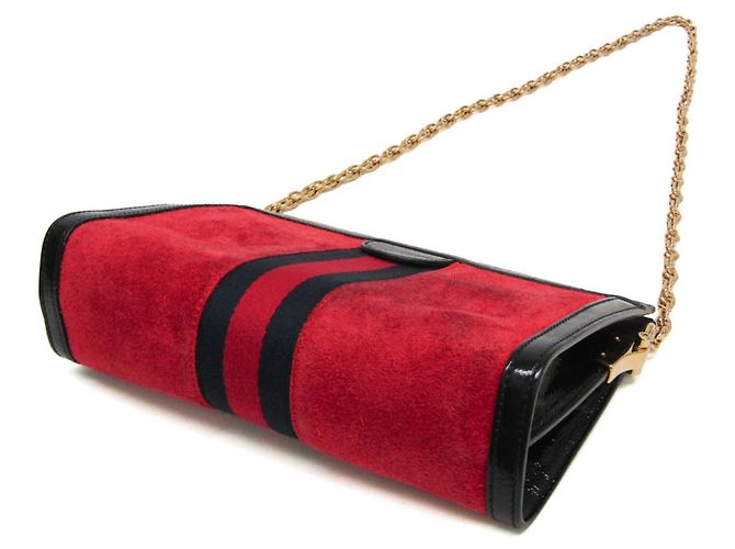 Borsa a tracolla Gucci Ophidia 503877 da donna in pelle e camoscio - vista 2