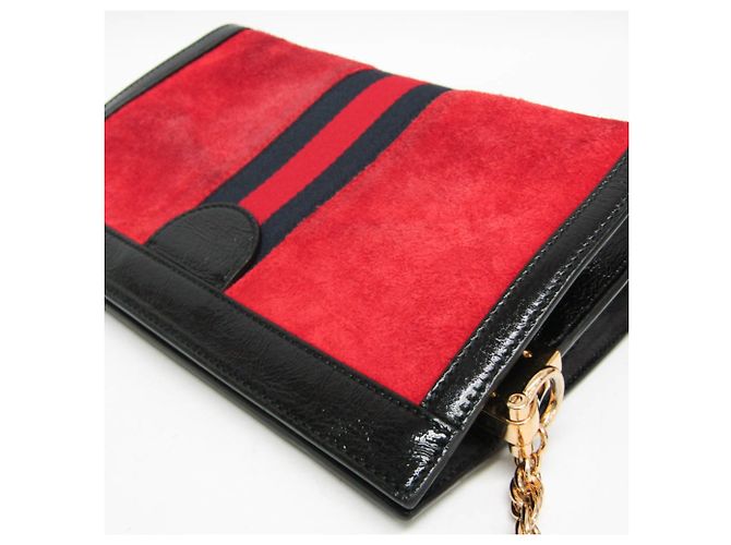 Borsa a tracolla Gucci Ophidia 503877 da donna in pelle e camoscio - vista 6