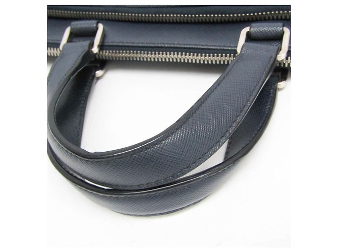 Borsetta in pelle da uomo Prada Saffiano VR0078 - vista 12