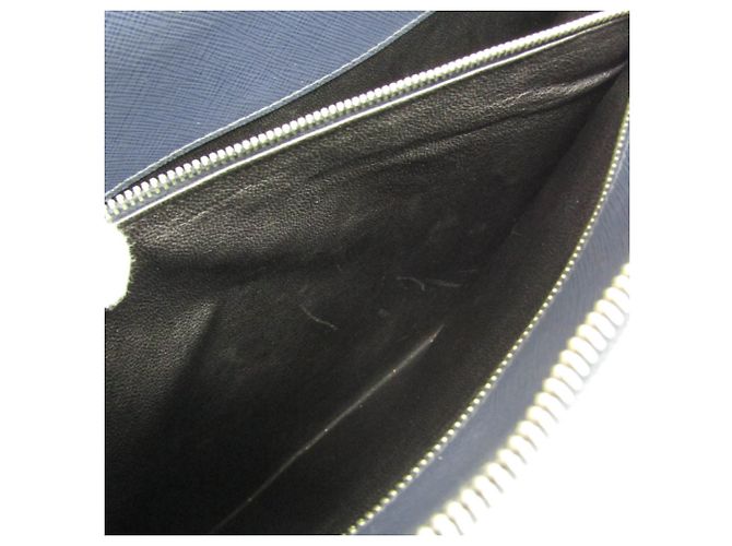 Borsetta in pelle da uomo Prada Saffiano VR0078 - vista 15