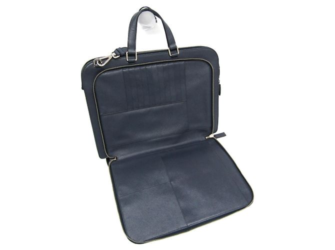 Borsetta in pelle da uomo Prada Saffiano VR0078 - vista 4