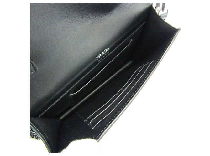 Borsa Mini a Tracolla Prada con Manico a Catena - vista 4