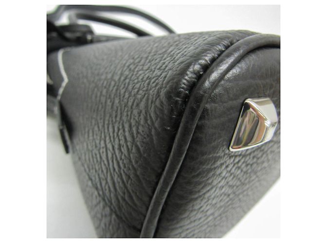 Maison Martin Margiela Borsa Maison Margiela in pelle nera e tela - vista 5