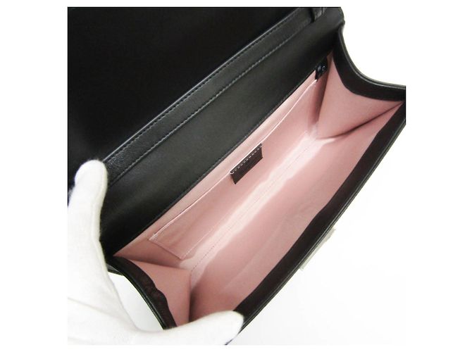 Clutch e borsa a tracolla in pelle Interlocking Gucci - vista 3