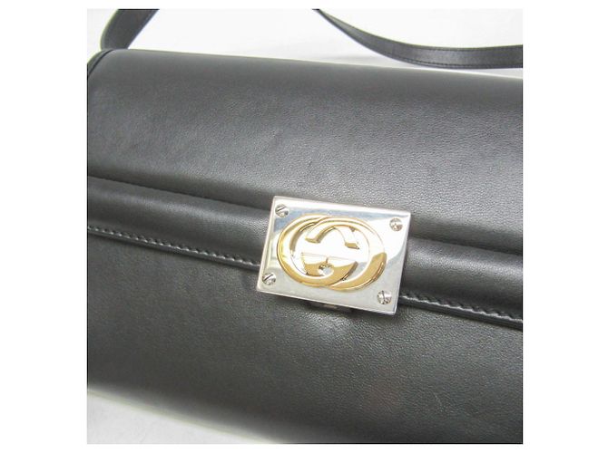 Clutch e borsa a tracolla in pelle Interlocking Gucci - vista 7