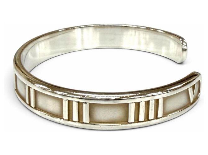 Autre Marque Tiffany & Co. 1837 925 Atlas Narrow Cuff Bangle - vista 2