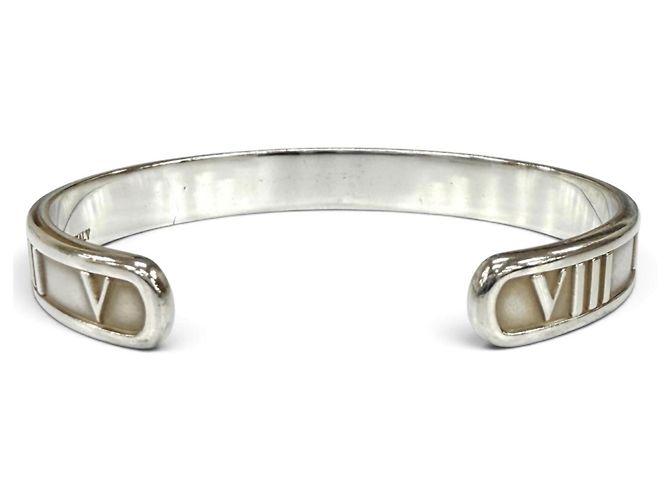 Autre Marque Tiffany & Co. 1837 925 Atlas Narrow Cuff Bangle - vista 3