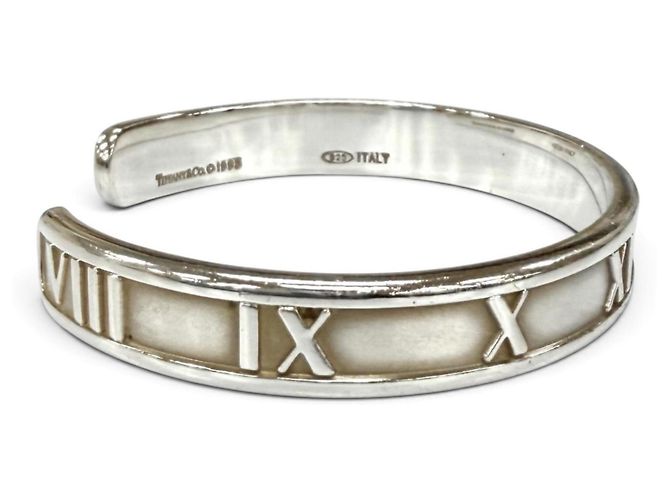 Autre Marque Tiffany & Co. 1837 925 Atlas Narrow Cuff Bangle - vista 4