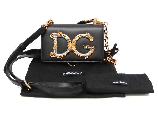 Borsa a tracolla con catena Dolce & Gabbana DG Girls - vista 2