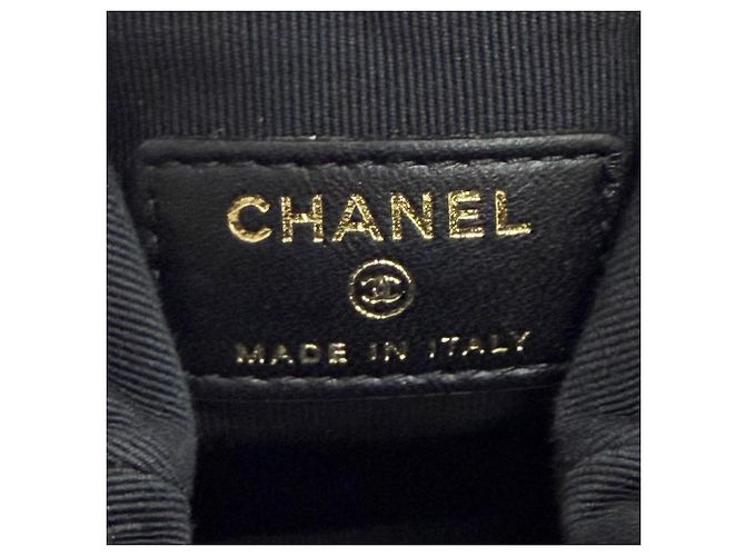 Chanel Coco Mark Mini Chain Schultertasche aus Lammleder gesteppt - Ansicht 10