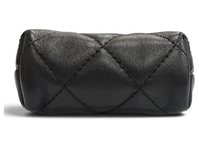 Chanel Coco Mark Mini Chain Schultertasche aus Lammleder gesteppt - Ansicht 5
